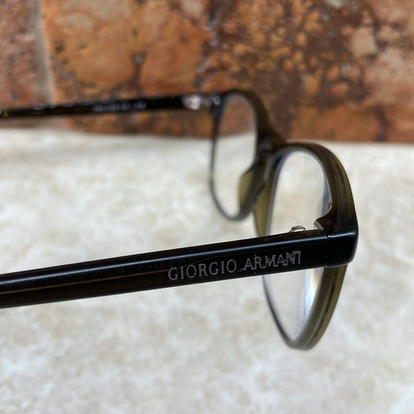 Giorgio Armani Frames Of Life Eyeglasses AR7003 Italy Adults Brown Green Frame - Picture 3 of 11